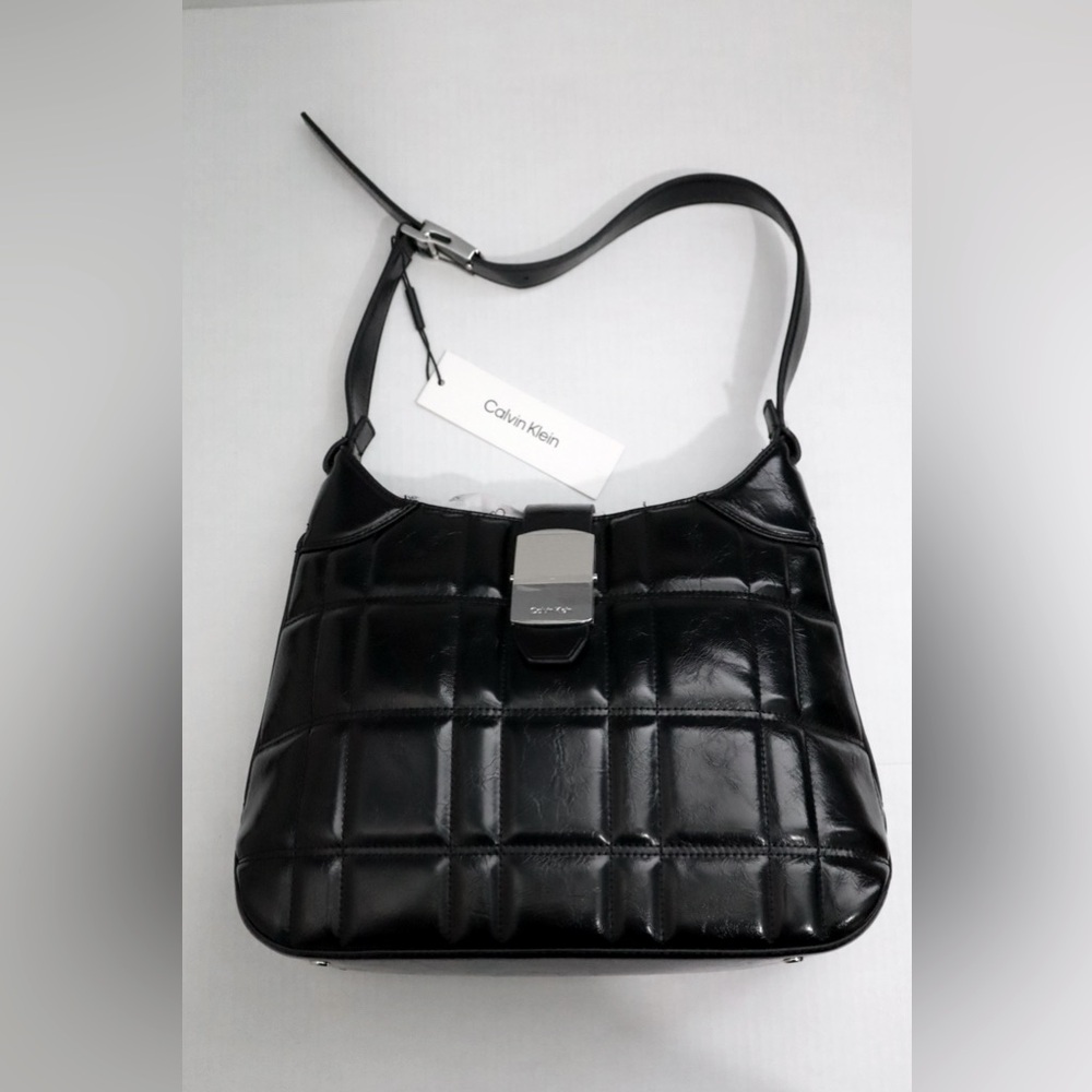 Calvin Klein Frankie Leather Shoulder Bag